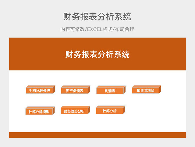 财务报表分析系统