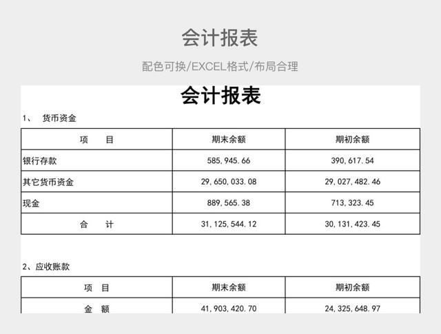 会计报表