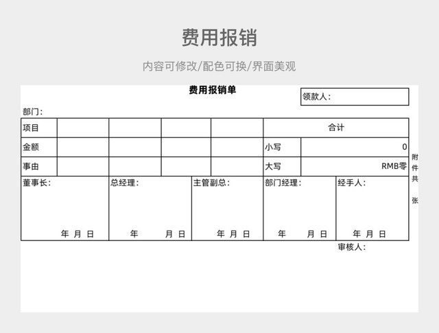 费用报销