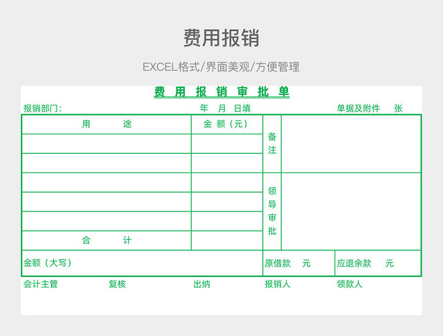 费用报销